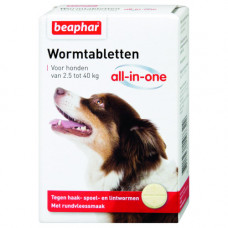BEA WORMTABLETTEN ALL-IN ONE 7,5-40KG 4 ST.
