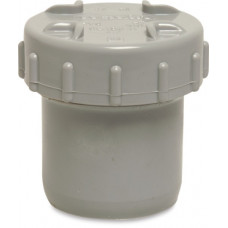 EINDSET PVC-U 110 MM LIJMSPIE GRIJS KOMO