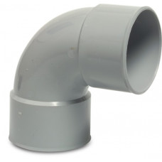 BOCHT 87° PVC-U 160 MM LIJMMOF GRIJS KOMO