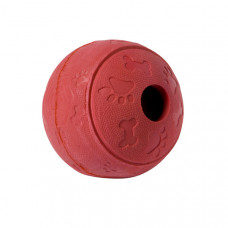 ADORI RUBBER SPEELTJE VOERBAL S 7 CM ROOD