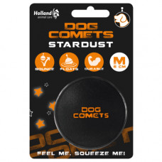 DOG COMETS BALL STARDUST ZWART/ORANJE M 1 ST