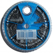 LEMER 80GR. 6-VAKS STYLELOOD/FIL FENDU DROIT (BLAUW)