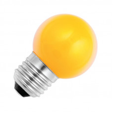 LED PARTYKOGEL PC D45 GEEL 1W E27