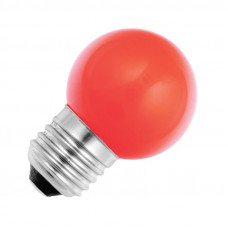 LED PARTYKOGEL PC D45 ROOD 1W E27