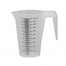 MAATBEKER 500ML/25ML MET HANDVAT EN SCHENKTUIT