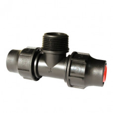 PALAPLAST T-STUK, 2X KLEM / 1X BUITENDRAAD, 16 MM X ½"