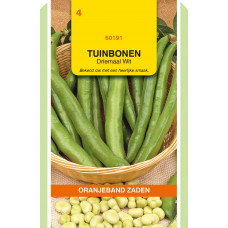 OBZ TUINBONEN DRIEMAAL WIT, 100G