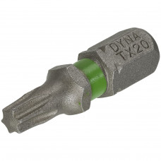 DYNAPLUS SCHROEFBIT 25MM TX-20 GROEN (10)